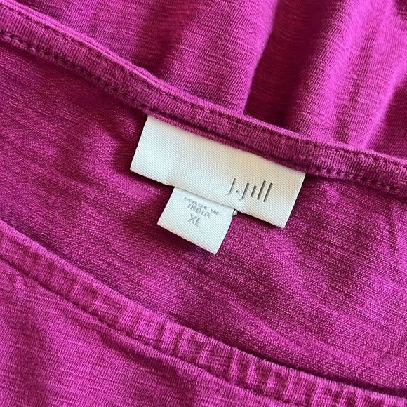 J Jill Orchid/Magenta Tiered Top XL - Picture 2 of 4